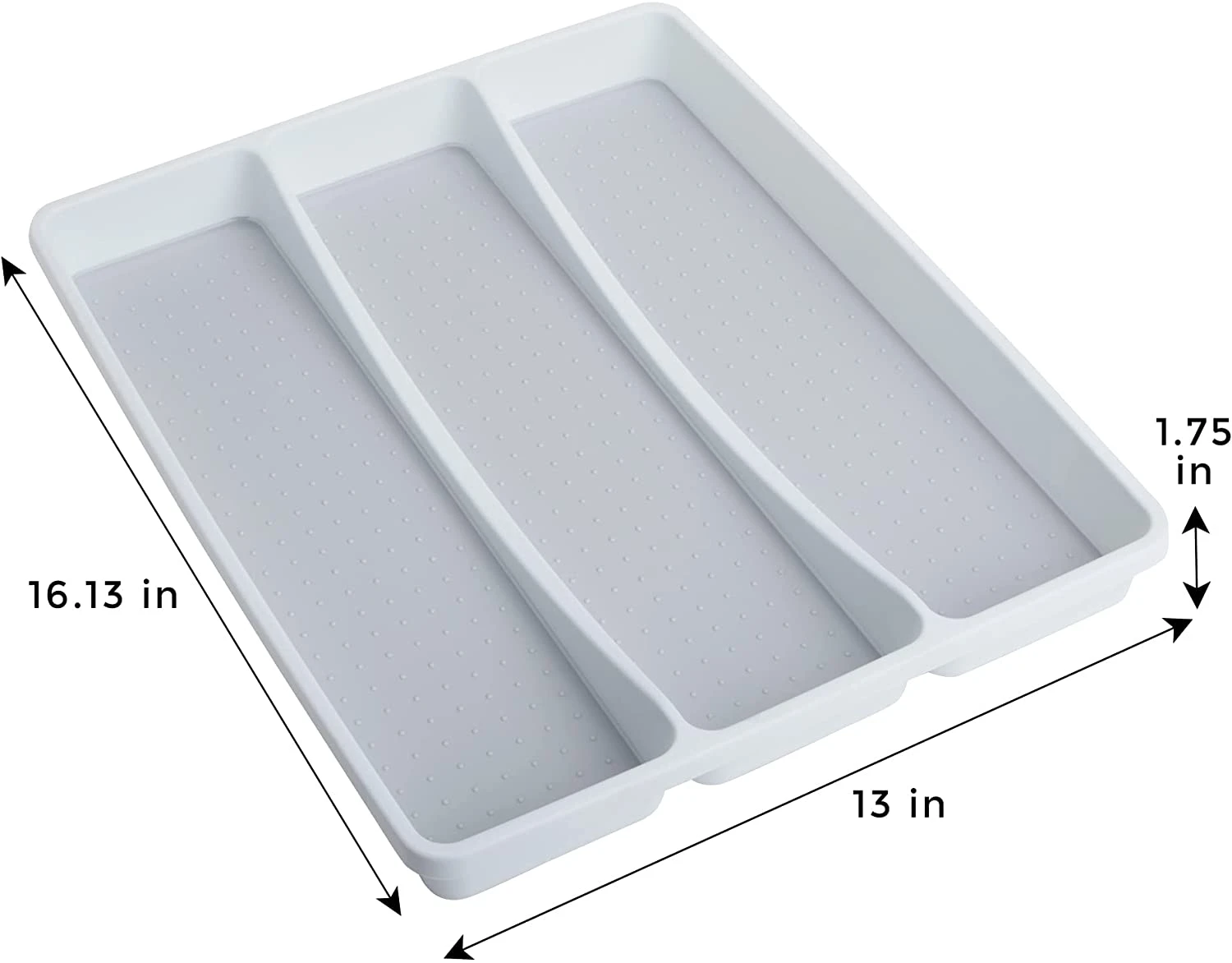 3-Compartment Plastic Drawer Organizer(Drawer Organizer 3 Compartment) 3 3-Compartment Plastic Drawer Organizer(Drawer Organizer 3 Compartment) - Image 3