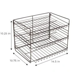 3-Tier Can Rack Organizer - White(3 Tier Can Rack Organizer Adjustable Steel Metal Wire Pantry) 20 3-Tier Can Rack Organizer - White(3 Tier Can Rack Organizer Adjustable Steel Metal Wire Pantry) -Smart Design Store 3 tier can rack organizer white smart design kitchen 8407182 908283