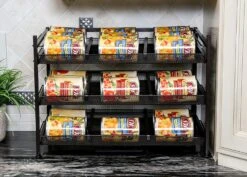 3-Tier Canned Food Organizer(3 Tier Canned Food Dispenser) 6 3-Tier Canned Food Organizer(3 Tier Canned Food Dispenser) -Smart Design Store 3 tier canned food organizer smart design kitchen 8214182 incrementing number 480894