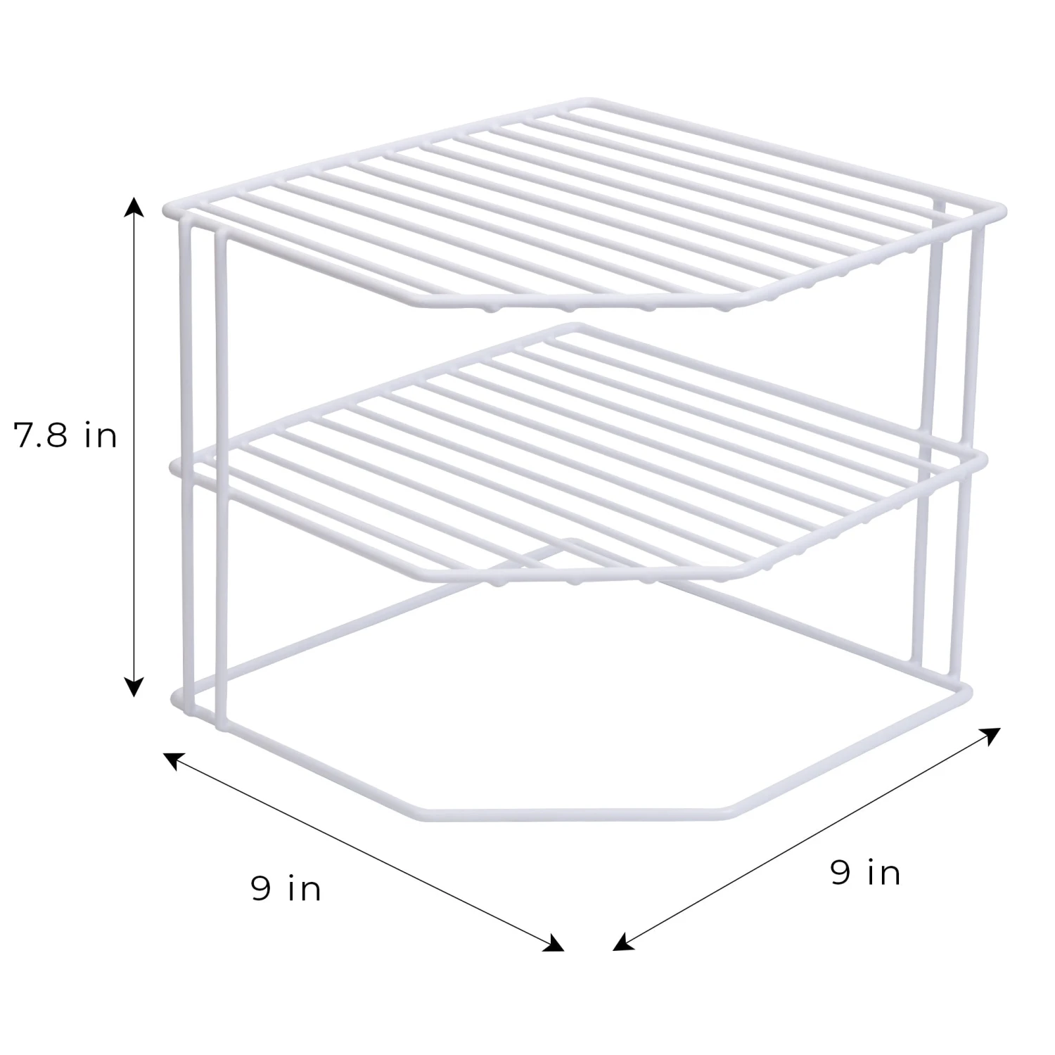 3-Tier Kitchen Corner Shelf Rack(3 Tier Corner Shelf Rack) 2 3-Tier Kitchen Corner Shelf Rack(3 Tier Corner Shelf Rack) - Image 2