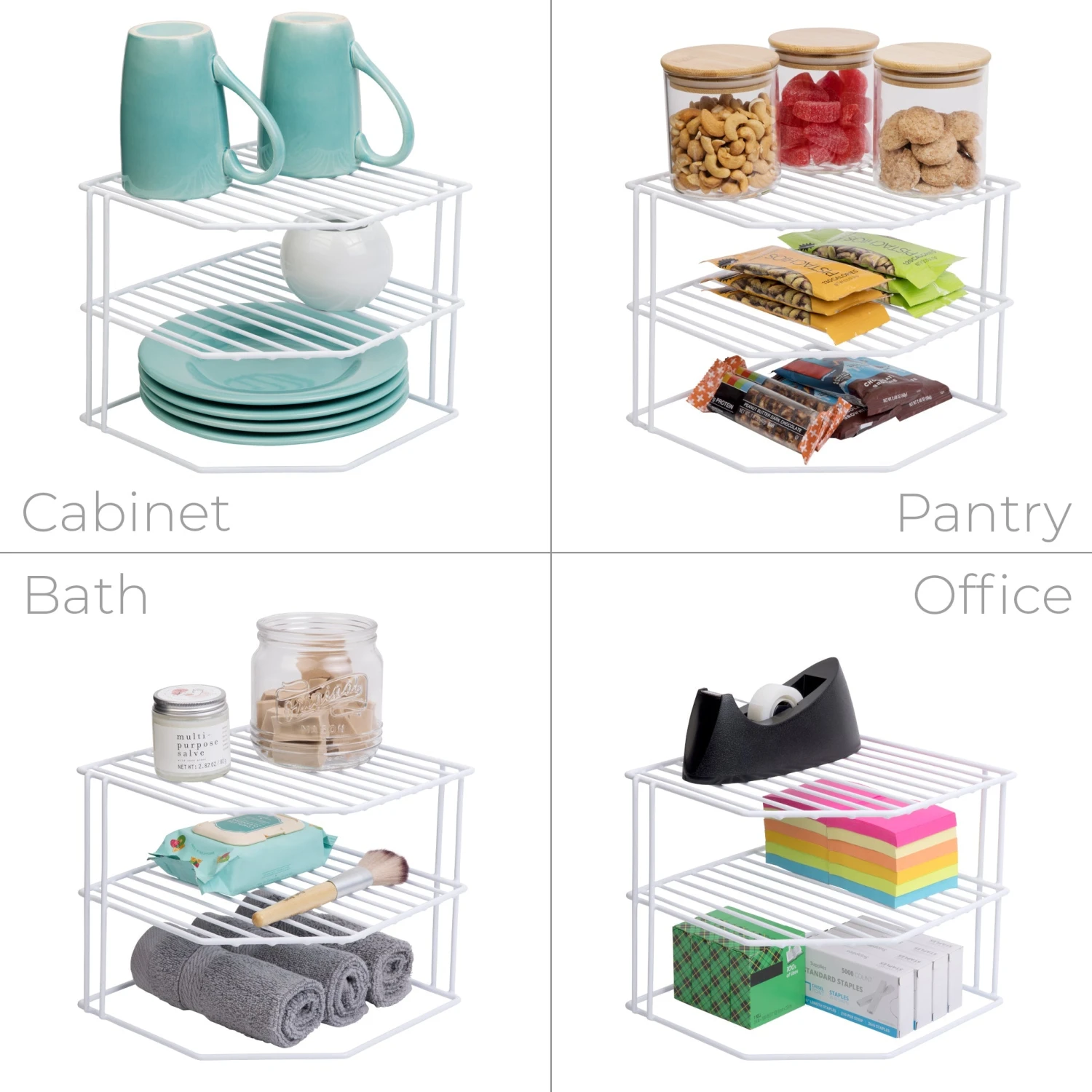 3-Tier Kitchen Corner Shelf Rack(3 Tier Corner Shelf Rack) 5 3-Tier Kitchen Corner Shelf Rack(3 Tier Corner Shelf Rack) - Image 5