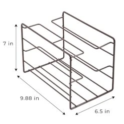 3-Tier Kitchen Foil Wrap Holder Organizer - Bronze(3 Tier Kitchen Wrap Organizer) 10 3-Tier Kitchen Foil Wrap Holder Organizer - Bronze(3 Tier Kitchen Wrap Organizer) -Smart Design Store 3 tier kitchen foil wrap holder organizer bronze smart design kitchen 8405188 incrementing number 735017