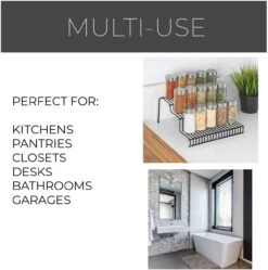 3-Tier Metal Wire Spice Rack(3 Tier Spice Rack Metal) 35 3-Tier Metal Wire Spice Rack(3 Tier Spice Rack Metal) -Smart Design Store 3 tier metal wire spice rack smart design kitchen 8236258 incrementing number 104966