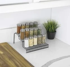 3-Tier Metal Wire Spice Rack(3 Tier Spice Rack Metal) 32 3-Tier Metal Wire Spice Rack(3 Tier Spice Rack Metal) -Smart Design Store 3 tier metal wire spice rack smart design kitchen 8236258 incrementing number 113890