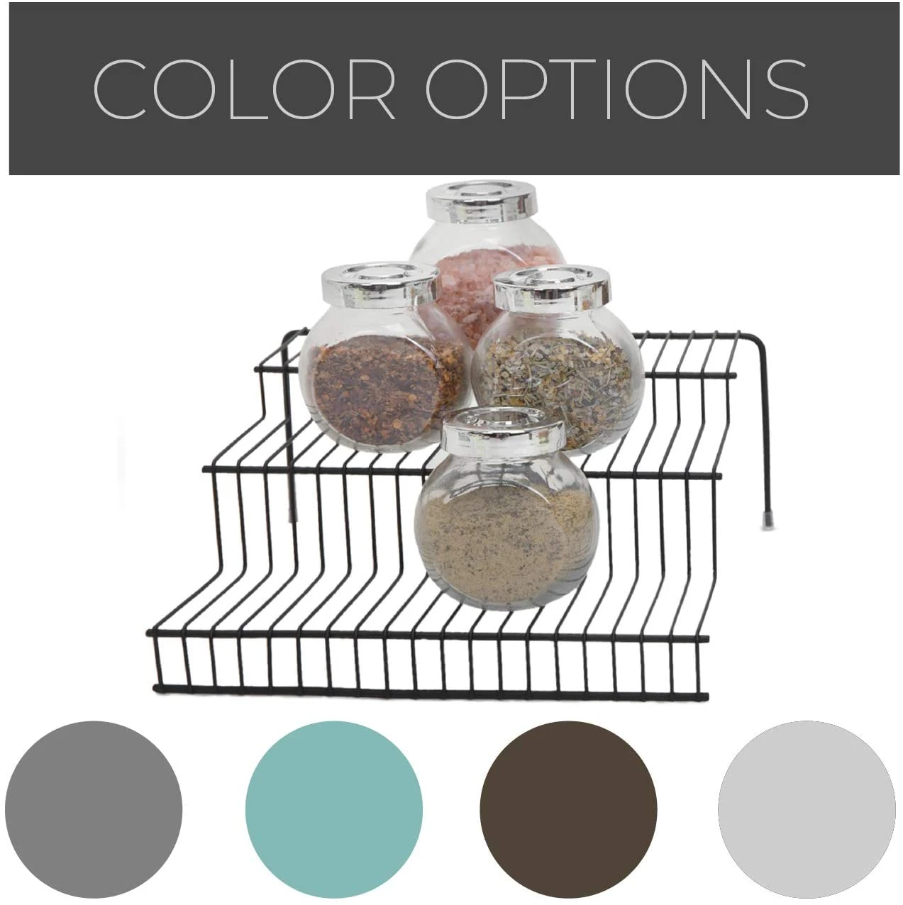 3-Tier Metal Wire Spice Rack(3 Tier Spice Rack Metal) 17 3-Tier Metal Wire Spice Rack(3 Tier Spice Rack Metal) - Image 17