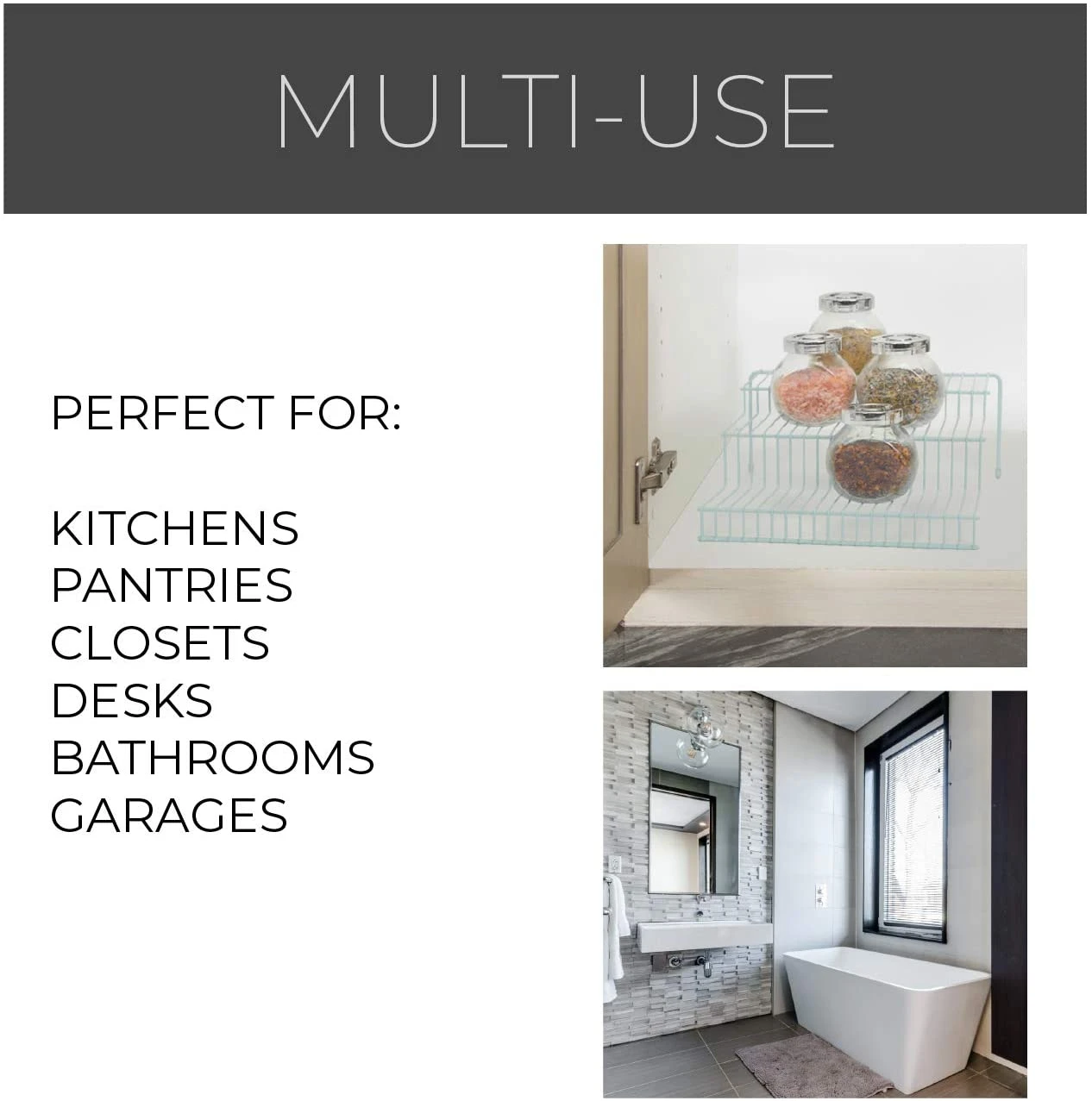 3-Tier Metal Wire Spice Rack(3 Tier Spice Rack Metal) 7 3-Tier Metal Wire Spice Rack(3 Tier Spice Rack Metal) - Image 7