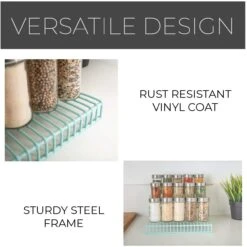 3-Tier Metal Wire Spice Rack(3 Tier Spice Rack Metal) 25 3-Tier Metal Wire Spice Rack(3 Tier Spice Rack Metal) -Smart Design Store 3 tier metal wire spice rack smart design kitchen 8236258 incrementing number 478685