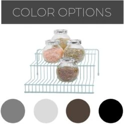 3-Tier Metal Wire Spice Rack(3 Tier Spice Rack Metal) 27 3-Tier Metal Wire Spice Rack(3 Tier Spice Rack Metal) -Smart Design Store 3 tier metal wire spice rack smart design kitchen 8236258 incrementing number 562566