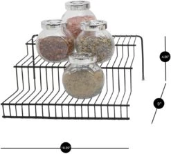 3-Tier Metal Wire Spice Rack(3 Tier Spice Rack Metal) 33 3-Tier Metal Wire Spice Rack(3 Tier Spice Rack Metal) -Smart Design Store 3 tier metal wire spice rack smart design kitchen 8236258 incrementing number 599231