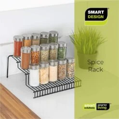 3-Tier Metal Wire Spice Rack(3 Tier Spice Rack Metal) 37 3-Tier Metal Wire Spice Rack(3 Tier Spice Rack Metal) -Smart Design Store 3 tier metal wire spice rack smart design kitchen 8236258 incrementing number 764149