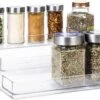 3-Tier Plastic Spice Rack - Clear(3 Tier Spice Rack Pet)