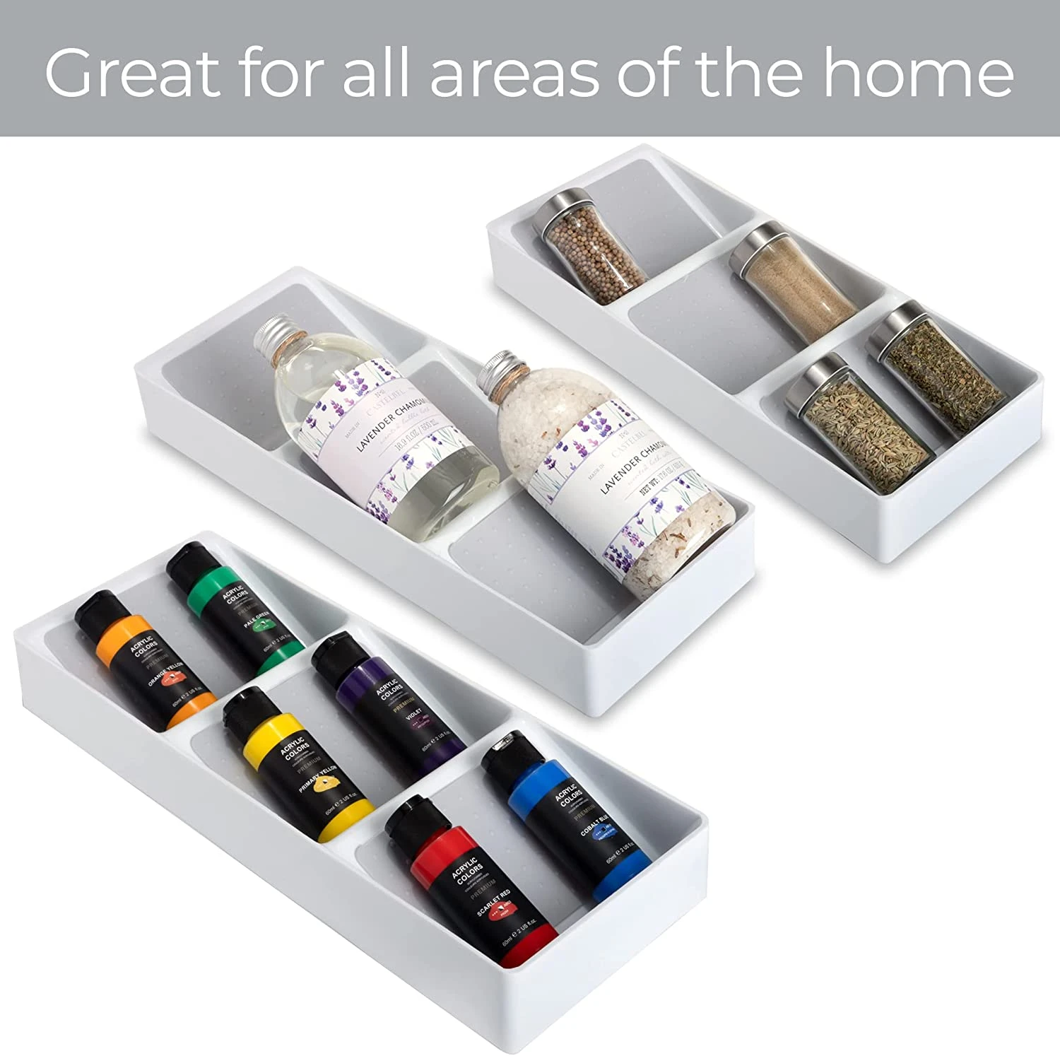 3-Tier Plastic Spice Rack Drawer(Spice Rack Drawer) 5 3-Tier Plastic Spice Rack Drawer(Spice Rack Drawer) - Image 5