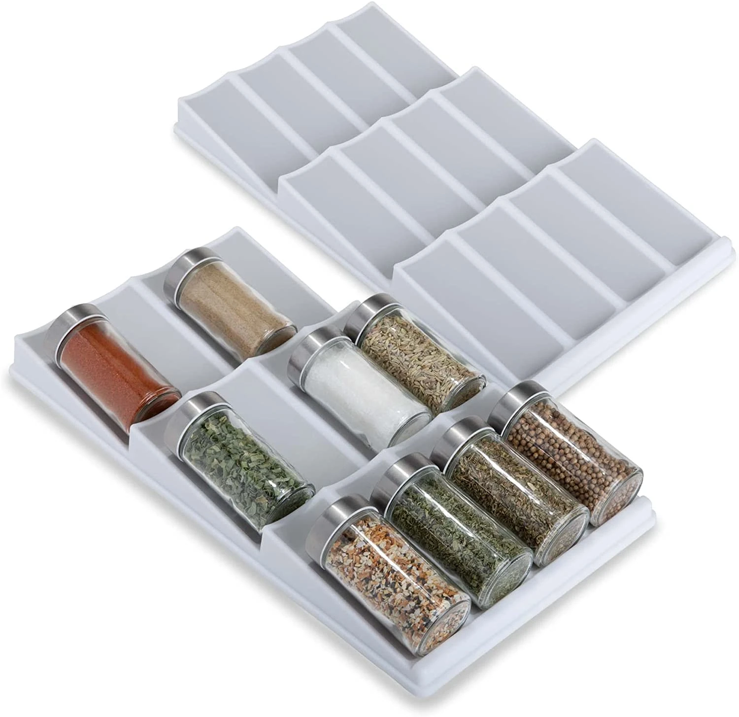 3-Tier Plastic Spice Rack Drawer(Spice Rack Drawer) 9 3-Tier Plastic Spice Rack Drawer(Spice Rack Drawer) - Image 9