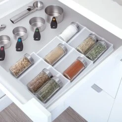 3-Tier Plastic Spice Rack Drawer(Spice Rack Drawer) 24 3-Tier Plastic Spice Rack Drawer(Spice Rack Drawer) -Smart Design Store 3 tier plastic spice rack drawer smart design kitchen 8003541as6 incrementing number 489418