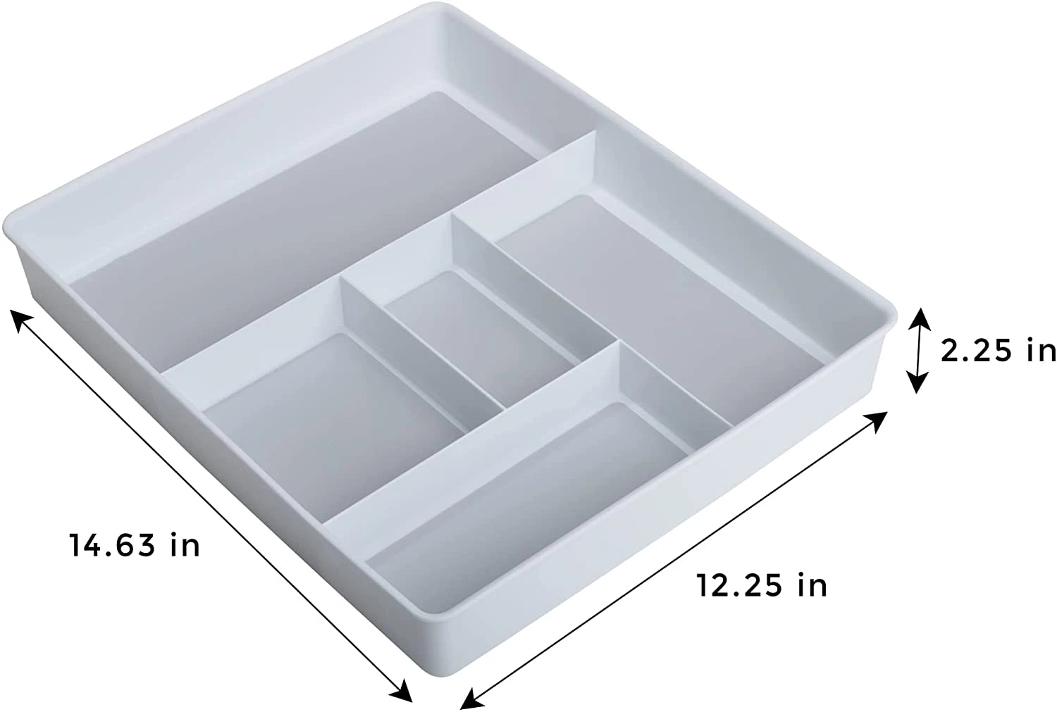 5-Compartment Plastic Drawer Organizer(Drawer Organizer 5 Compartment Plastic 2) 10 5-Compartment Plastic Drawer Organizer(Drawer Organizer 5 Compartment Plastic 2) - Image 10