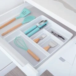 5-Compartment Plastic Drawer Organizer(Drawer Organizer 5 Compartment Plastic 2) 22 5-Compartment Plastic Drawer Organizer(Drawer Organizer 5 Compartment Plastic 2) -Smart Design Store 5 compartment plastic drawer organizer smart design kitchen 8003531as2 incrementing number 886148
