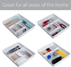 5-Compartment Plastic Drawer Organizer(Drawer Organizer 5 Compartment Plastic 2) 25 5-Compartment Plastic Drawer Organizer(Drawer Organizer 5 Compartment Plastic 2) -Smart Design Store 5 compartment plastic drawer organizer smart design kitchen 8003531as2 incrementing number 989296