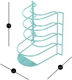 5-Tier Pan Organizer(Pan Organizer) 32 5-Tier Pan Organizer(Pan Organizer) -Smart Design Store 5 tier pan organizer smart design kitchen 8260118 incrementing number 582840
