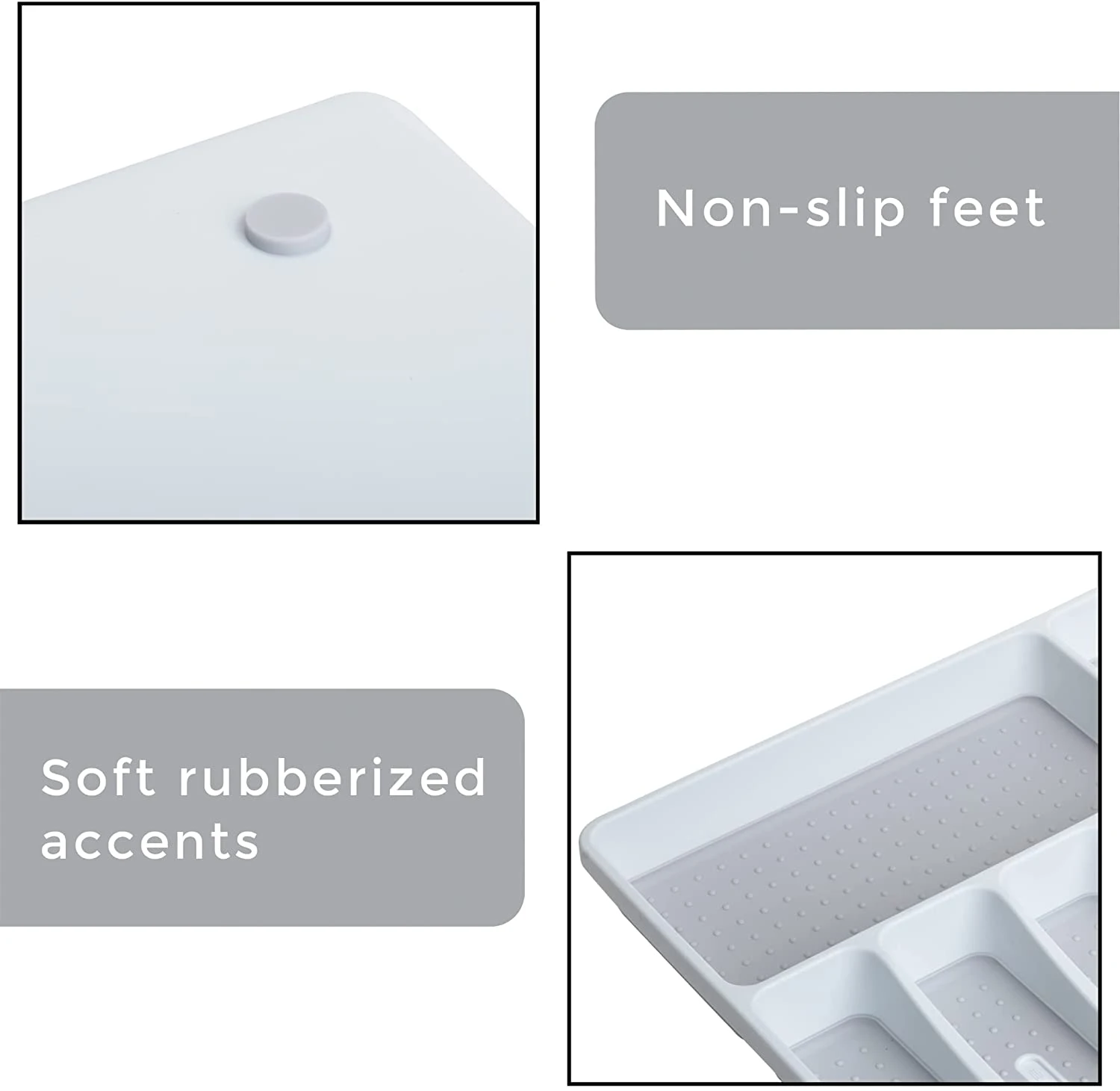 6-Compartment Plastic Drawer Organizer(Drawer Organizer 6 Compartment) 4 6-Compartment Plastic Drawer Organizer(Drawer Organizer 6 Compartment) - Image 4