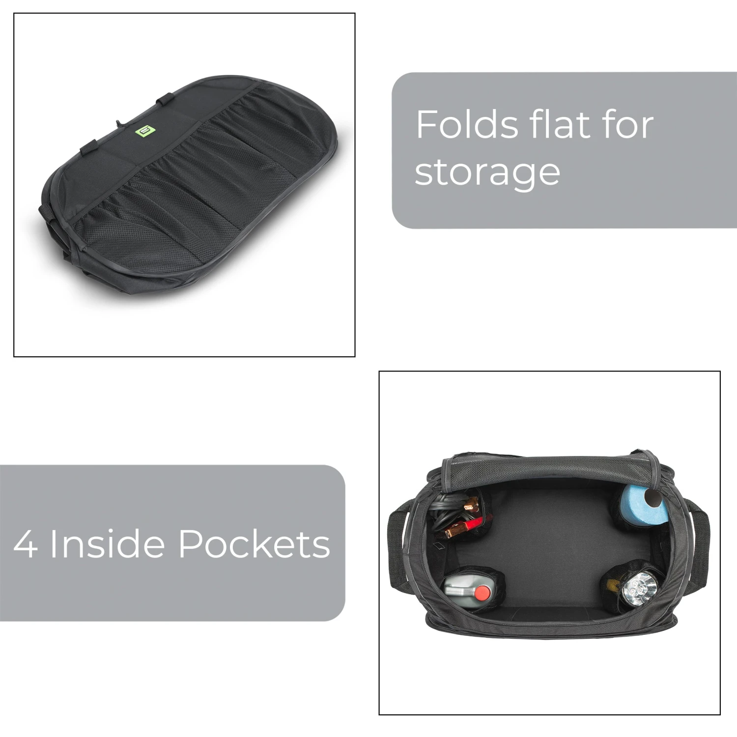 Pop Up Car Trunk Organizer With Easy Carry Handles, Side Pockets, And Zipper Top(Pop Up Car Trunk Organizer) 6 Pop Up Car Trunk Organizer With Easy Carry Handles, Side Pockets, And Zipper Top(Pop Up Car Trunk Organizer) - Image 6