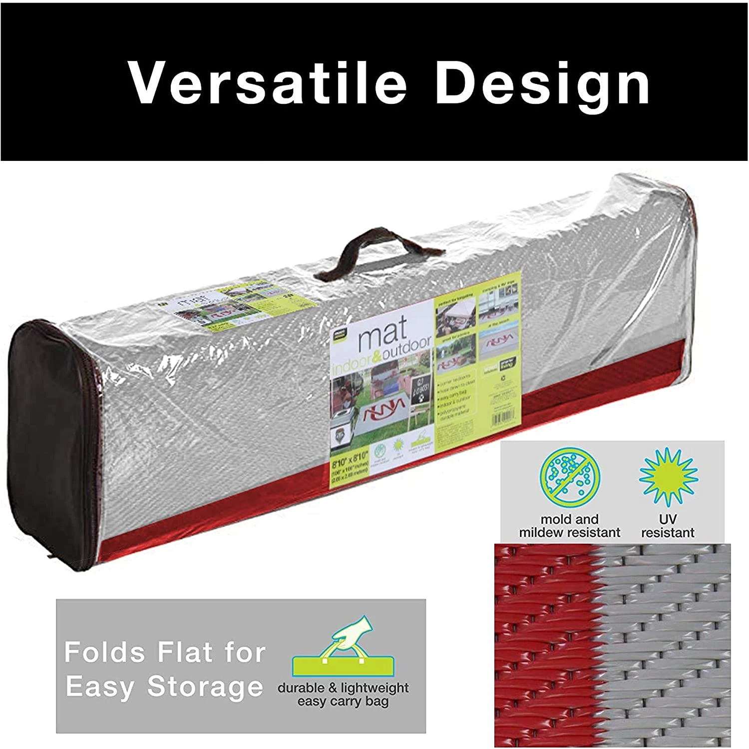 Collegiate Tailgate Picnic Mat(Tailgate Mat 9x9) 5 Collegiate Tailgate Picnic Mat(Tailgate Mat 9x9) - Image 5