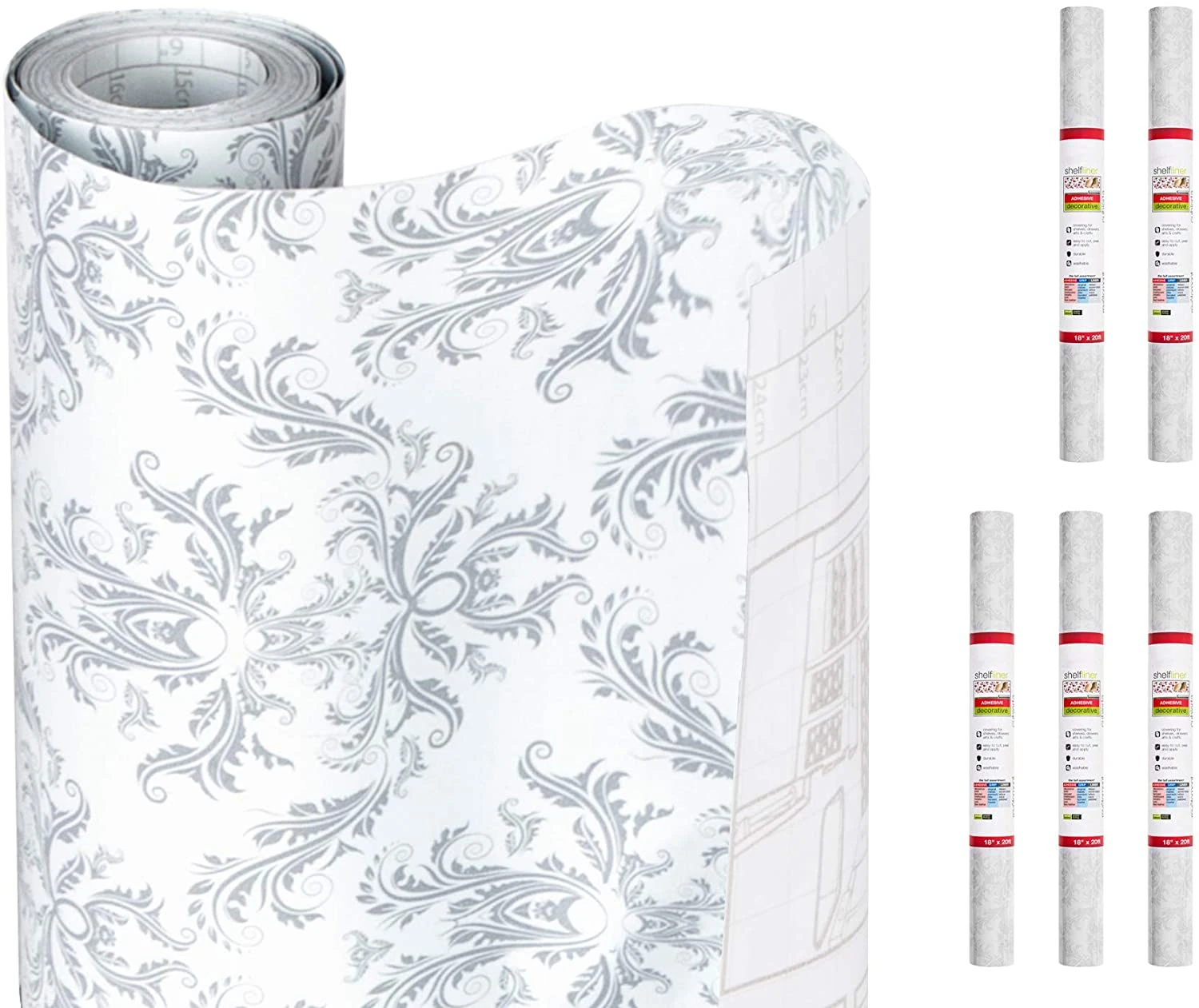 Adhesive Shelf Liner - 18 Inch X 120 Feet(Adhesive Shelf Liner 120ft) 1 Adhesive Shelf Liner - 18 Inch X 120 Feet(Adhesive Shelf Liner 120ft)