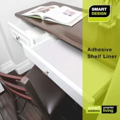 Adhesive Shelf Liner - 18 Inch X 120 Feet(Adhesive Shelf Liner 120ft) 38 Adhesive Shelf Liner - 18 Inch X 120 Feet(Adhesive Shelf Liner 120ft) -Smart Design Store adhesive shelf liner 18 inch x 120 feet smart design shelf liner 8607002as6 incrementing number 856984