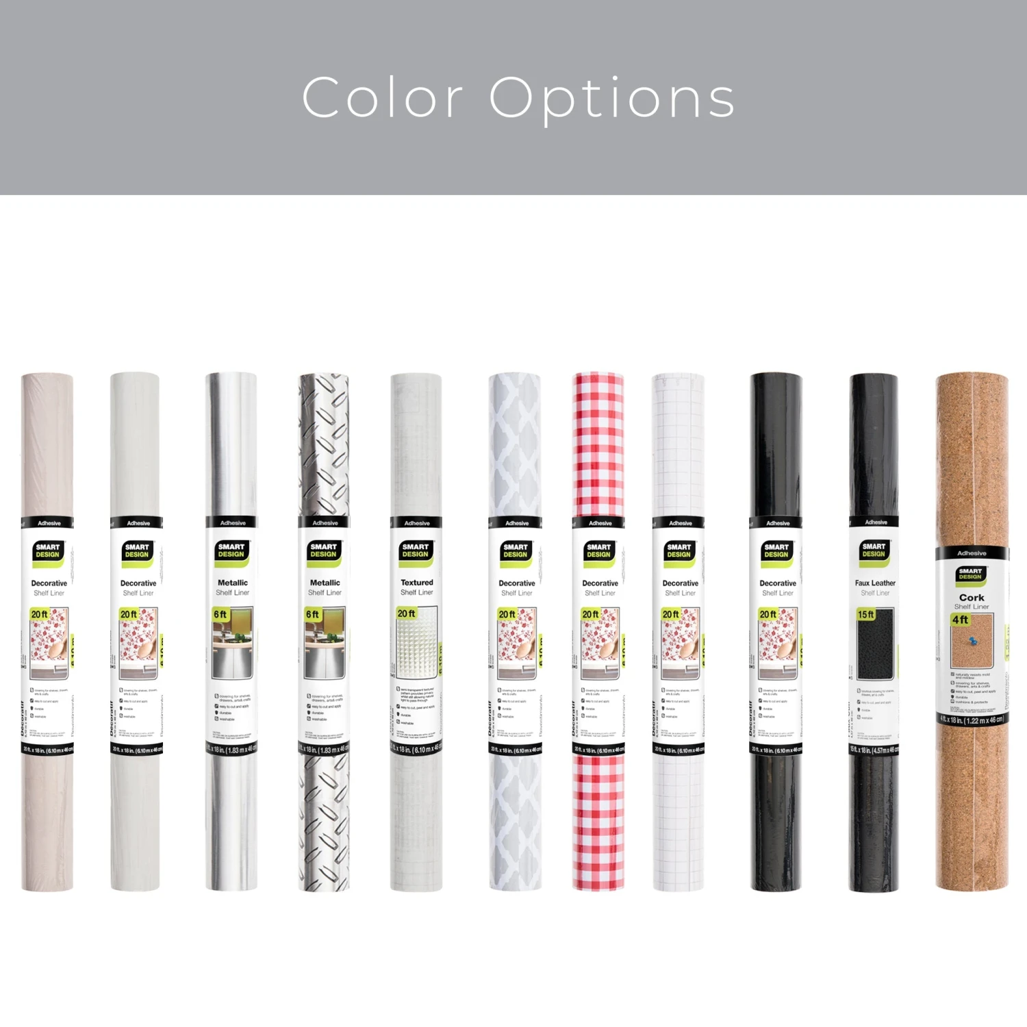 Adhesive Shelf Liner - 18 Inch X 20 Feet - Drawer Cabinet Paper - Black(Shelf Liner With Solid Adhesive) 6 Adhesive Shelf Liner - 18 Inch X 20 Feet - Drawer Cabinet Paper - Black(Shelf Liner With Solid Adhesive) - Image 6