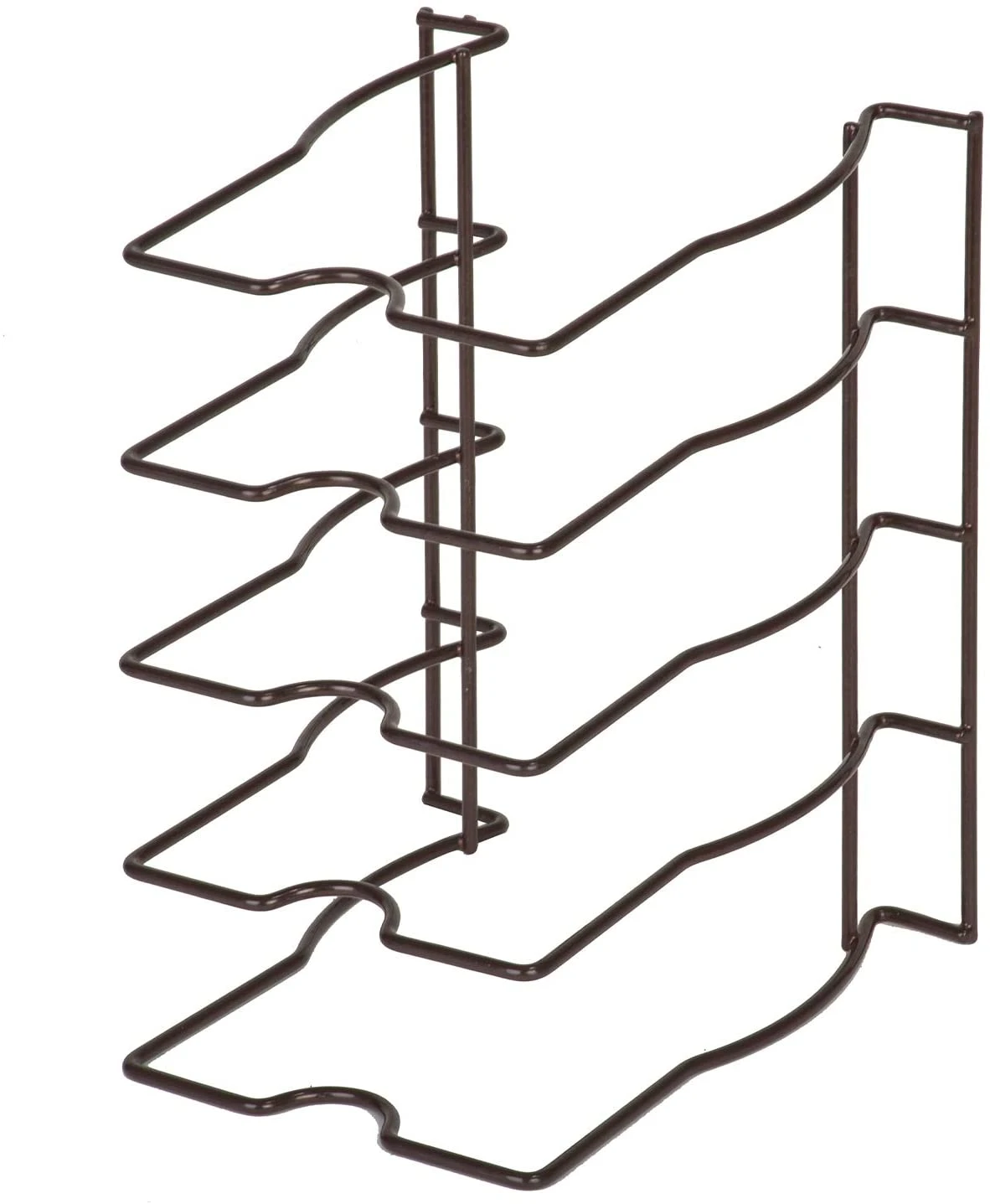 Bakeware And Lid Storage Rack With 4-Compartment Dividers(Storage Rack Bakeware And Lid) 9 Bakeware And Lid Storage Rack With 4-Compartment Dividers(Storage Rack Bakeware And Lid) - Image 9