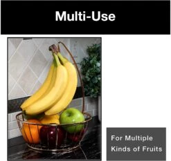 Banana And Fruit Basket Bowl Hanger Holder Stand(Fruit Basket Bowl) 15 Banana And Fruit Basket Bowl Hanger Holder Stand(Fruit Basket Bowl) -Smart Design Store banana and fruit basket bowl hanger holder stand smart design kitchen 8414308 incrementing number 587937