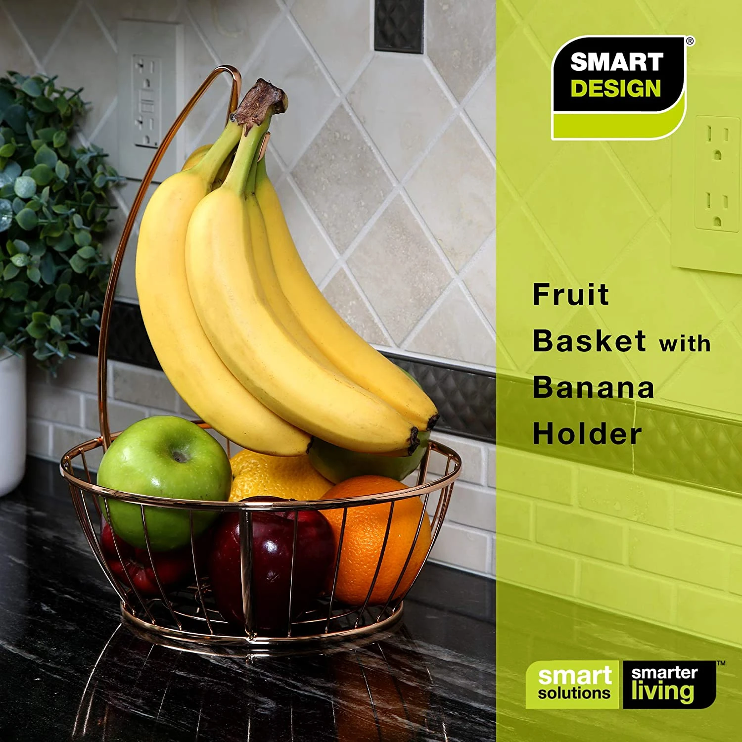 Banana And Fruit Basket Bowl Hanger Holder Stand(Fruit Basket Bowl) 9 Banana And Fruit Basket Bowl Hanger Holder Stand(Fruit Basket Bowl) - Image 9