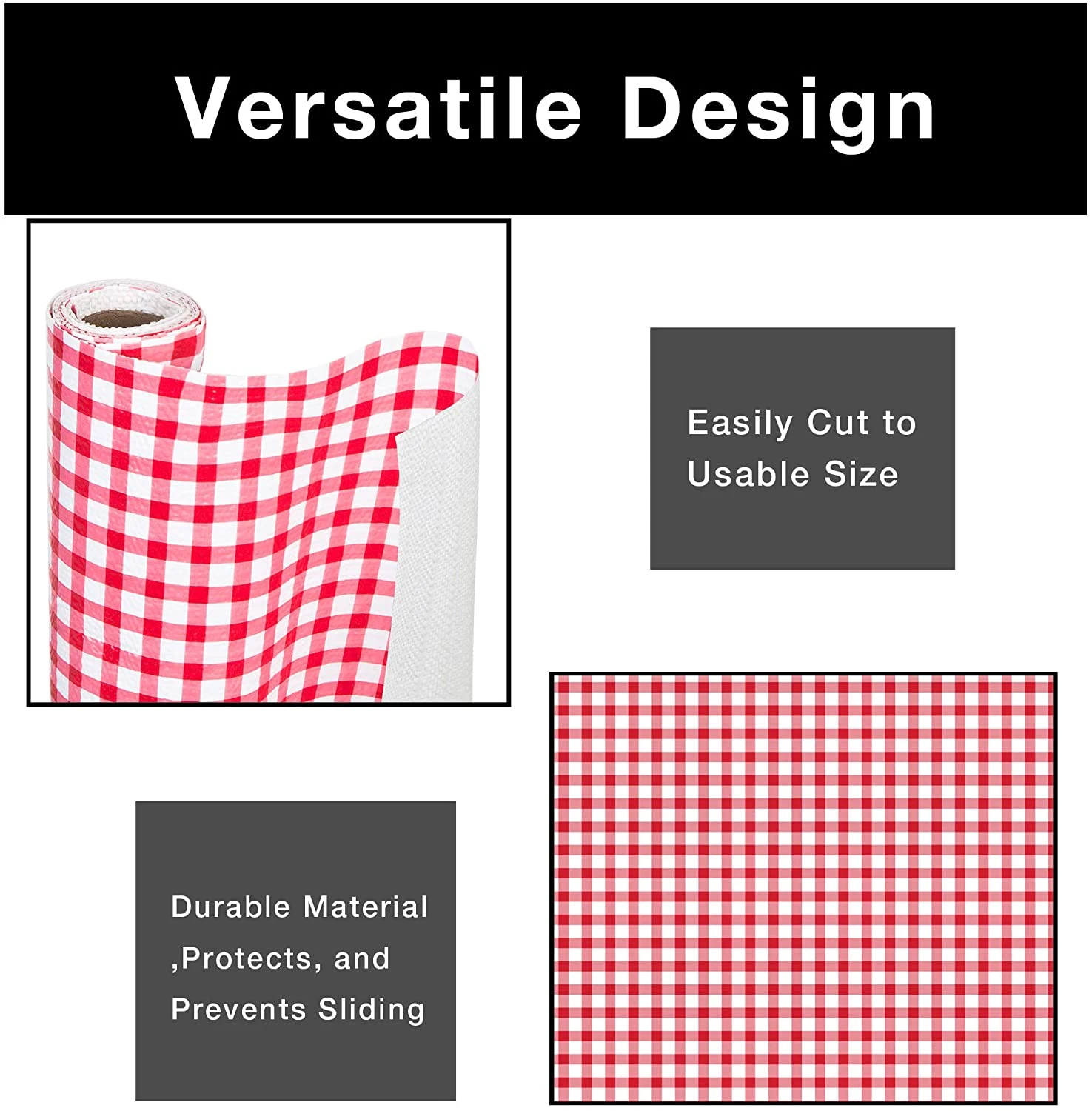 Bonded Grip Shelf Liner - 12 Inch X 60 Feet - Non-Adhesive(Shelf Liner Bonded Grip12x60) 4 Bonded Grip Shelf Liner - 12 Inch X 60 Feet - Non-Adhesive(Shelf Liner Bonded Grip12x60) - Image 4