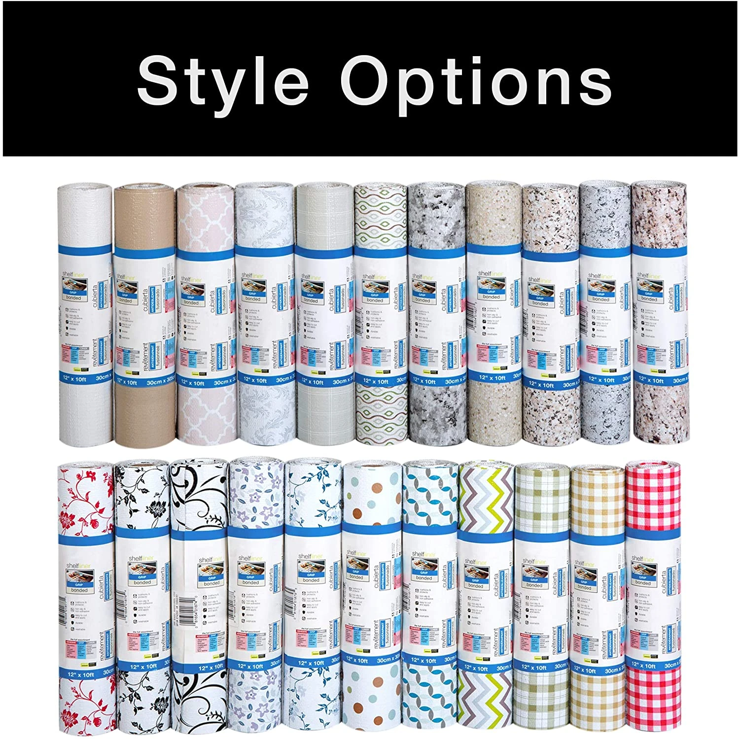 Bonded Grip Shelf Liner - 12 Inch X 60 Feet - Non-Adhesive(Shelf Liner Bonded Grip12x60) 9 Bonded Grip Shelf Liner - 12 Inch X 60 Feet - Non-Adhesive(Shelf Liner Bonded Grip12x60) - Image 9