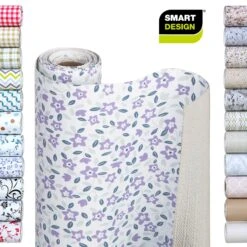 Bonded Grip Shelf Liner - 18 Inch X 5 Feet - Non-Adhesive(Shelf Liner Bonded Grip 18x5) 35 Bonded Grip Shelf Liner - 18 Inch X 5 Feet - Non-Adhesive(Shelf Liner Bonded Grip 18x5) -Smart Design Store bonded grip shelf liner 18 inch x 5 feet non adhesive smart design shelf liner 8744511 incrementing number 890988