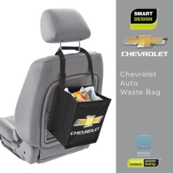 Chevrolet Over The Seat Vehicle Waste Bag With Adjustable Strap(Chevrolet Over The Seat Waste Bag) -Smart Design Store chevrolet over the seat vehicle waste bag with adjustable strap smart design auto 7001058 incrementing number 688841