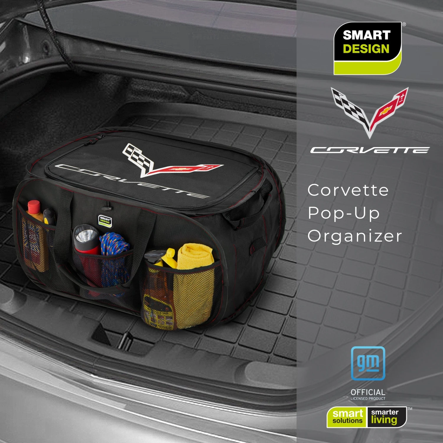Chevrolet Pop Up Trunk Organizer With Easy Carry Handles, Side Pockets, And Zipper Top(Chevrolet Pop Up Trunk Organizer With Easy Carry Handles Side Pockets And Zipper Top) 7 Chevrolet Pop Up Trunk Organizer With Easy Carry Handles, Side Pockets, And Zipper Top(Chevrolet Pop Up Trunk Organizer With Easy Carry Handles Side Pockets And Zipper Top) - Image 7