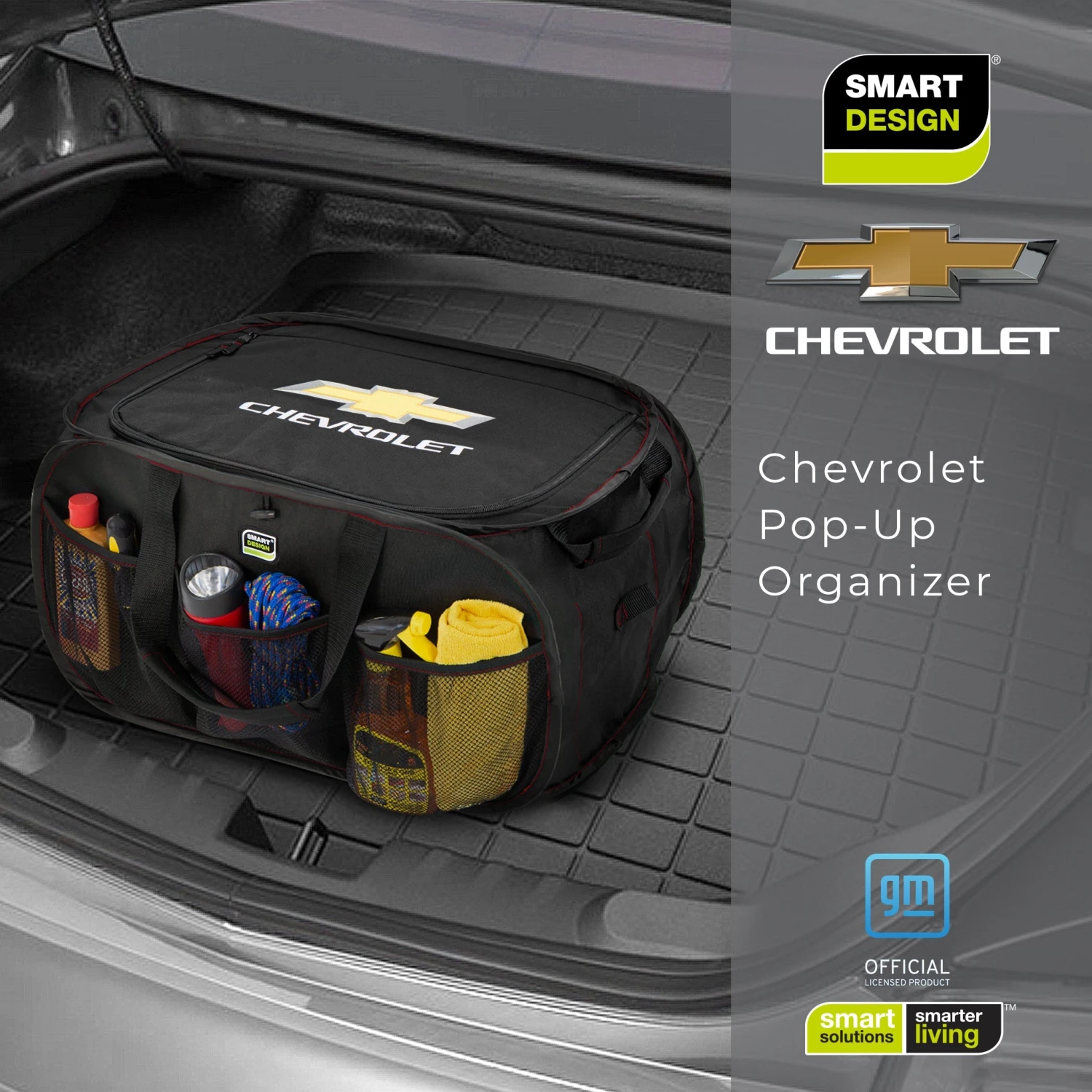 Chevrolet Pop Up Trunk Organizer With Easy Carry Handles, Side Pockets, And Zipper Top(Chevrolet Pop Up Trunk Organizer With Easy Carry Handles Side Pockets And Zipper Top) 12 Chevrolet Pop Up Trunk Organizer With Easy Carry Handles, Side Pockets, And Zipper Top(Chevrolet Pop Up Trunk Organizer With Easy Carry Handles Side Pockets And Zipper Top) - Image 12
