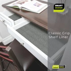 Classic Grip Shelf Liner - 12 Inch X 20 Feet(Shelf Liner Classic Grip 12x20) 31 Classic Grip Shelf Liner - 12 Inch X 20 Feet(Shelf Liner Classic Grip 12x20) -Smart Design Store classic grip shelf liner 12 inch x 20 feet smart design shelf liner 8715128 7153394