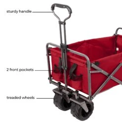 Collegiate Heavy-Duty Utility Collapsible Sports Wagon(Collegiate Utility Wagon) 22 Collegiate Heavy-Duty Utility Collapsible Sports Wagon(Collegiate Utility Wagon) -Smart Design Store collegiate heavy duty utility collapsible sports wagon smart design collegiate 7051262 218401