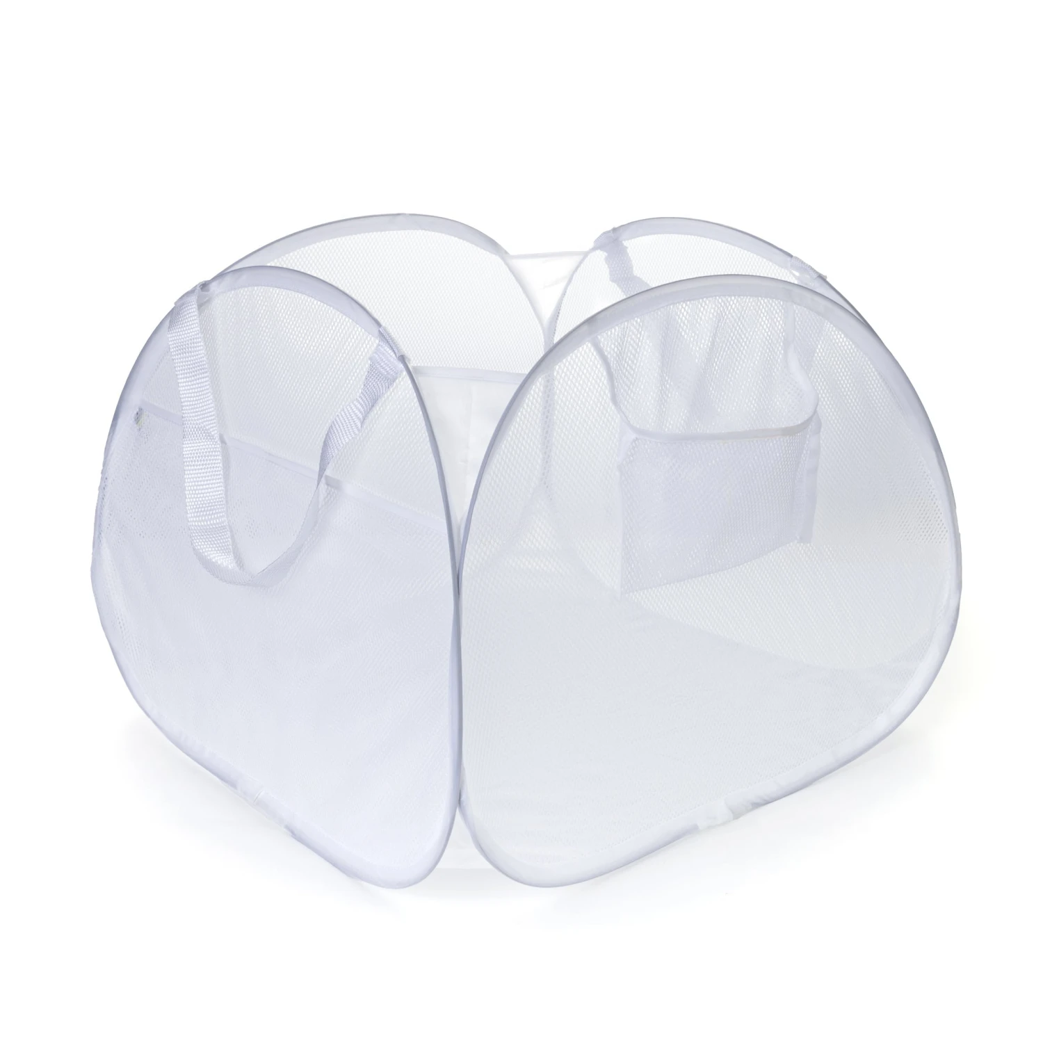 Deluxe Mesh Pop Up Square Laundry Basket Hamper With Side Pockets And Handles(Pop Up Laundry Hamper Square) 8 Deluxe Mesh Pop Up Square Laundry Basket Hamper With Side Pockets And Handles(Pop Up Laundry Hamper Square) - Image 8