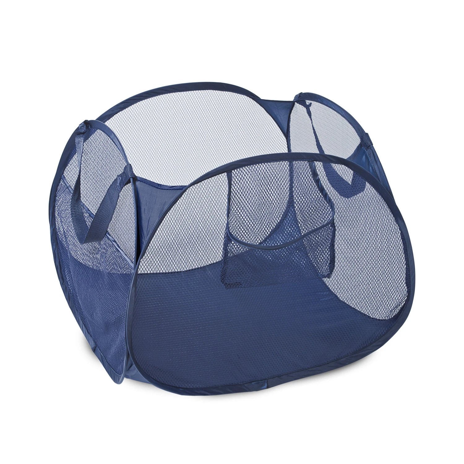 Deluxe Mesh Pop Up Square Laundry Basket Hamper With Side Pockets And Handles(Pop Up Laundry Hamper Square) 2 Deluxe Mesh Pop Up Square Laundry Basket Hamper With Side Pockets And Handles(Pop Up Laundry Hamper Square) - Image 2