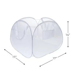 Deluxe Mesh Pop Up Square Laundry Basket Hamper With Side Pockets And Handles(Pop Up Laundry Hamper Square) 24 Deluxe Mesh Pop Up Square Laundry Basket Hamper With Side Pockets And Handles(Pop Up Laundry Hamper Square) -Smart Design Store deluxe mesh pop up square laundry basket hamper with side pockets and handles smart design laundry 3566074 8265319