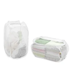 Deluxe Mesh Pop Up Square Laundry Hamper(Pop Up Hamper) 20 Deluxe Mesh Pop Up Square Laundry Hamper(Pop Up Hamper) -Smart Design Store deluxe mesh pop up square laundry hamper smart design laundry 3590114 105 incrementing number 131299