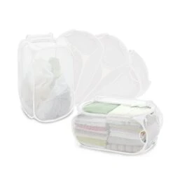 Deluxe Mesh Pop Up Square Laundry Hamper(Pop Up Hamper) 19 Deluxe Mesh Pop Up Square Laundry Hamper(Pop Up Hamper) -Smart Design Store deluxe mesh pop up square laundry hamper smart design laundry 3590114 105 incrementing number 797715