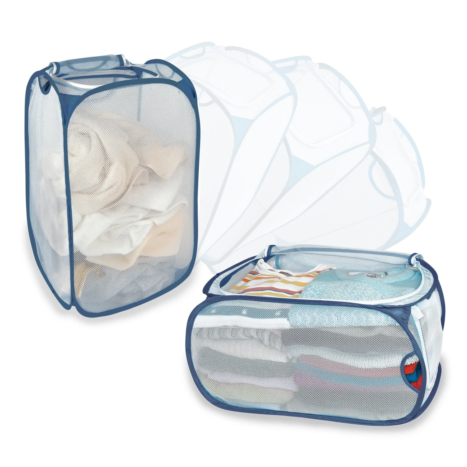 Deluxe Mesh Pop Up Square Laundry Hamper(Pop Up Hamper) 9 Deluxe Mesh Pop Up Square Laundry Hamper(Pop Up Hamper) - Image 9