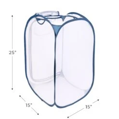 Deluxe Mesh Pop Up Square Laundry Hamper(Pop Up Hamper) 24 Deluxe Mesh Pop Up Square Laundry Hamper(Pop Up Hamper) -Smart Design Store deluxe mesh pop up square laundry hamper smart design laundry 3590564 105 5727328