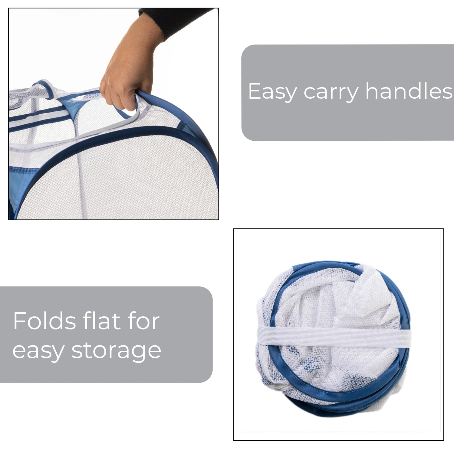 Deluxe Mesh Pop Up Square Laundry Hamper(Pop Up Hamper) 13 Deluxe Mesh Pop Up Square Laundry Hamper(Pop Up Hamper) - Image 13