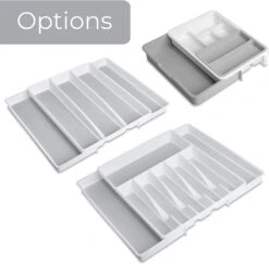 Expandable 5-Compartment Plastic Drawer Organizer(Drawer Organizer 5 Compartment Expandable) 12 Expandable 5-Compartment Plastic Drawer Organizer(Drawer Organizer 5 Compartment Expandable) -Smart Design Store expandable 5 compartment plastic drawer organizer smart design kitchen 8003518 incrementing number 609606