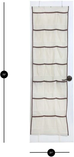 Fabric Over-The-Door Organizer With 42 Pockets(Over The Door Organizer) 39 Fabric Over-The-Door Organizer With 42 Pockets(Over The Door Organizer) -Smart Design Store fabric over the door organizer with 42 pockets smart design storage 5241364 incrementing number 292406