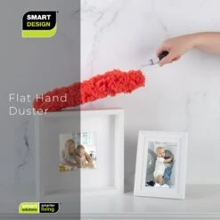 Flat Under Appliance Microfiber Hand Duster - 19 Inch(Duster Flat 19 Inch) -Smart Design Store flat under appliance microfiber hand duster 19 inch smart design cleaning 7001398 incrementing number 265063